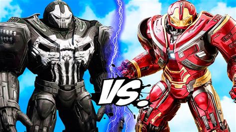 Hulkbuster Punisher Vs Hulkbuster Epic Superheroes Battle Youtube