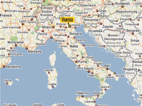 Camp Darby Italy Map Vicenza Map and Vicenza Satellite Image | secretmuseum