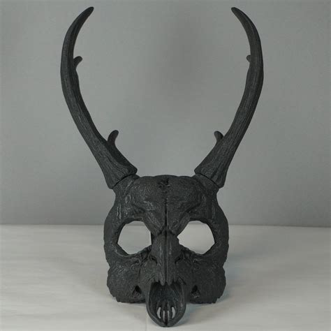 3d Printed Unpainted Deer Skull Mask 3d Planet Props