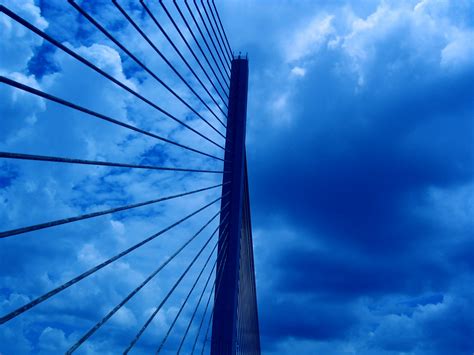 Filesunshine Skyway Bridge Looking Up Wikimedia Commons