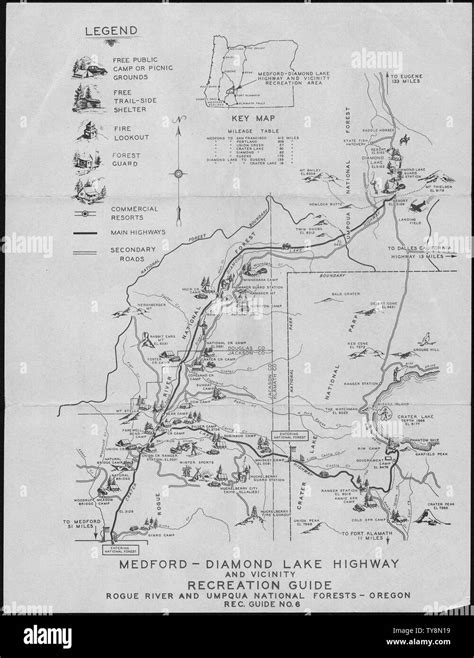 Medford Diamond Lake Highway Recreation Guide Rogue River And Umpqua