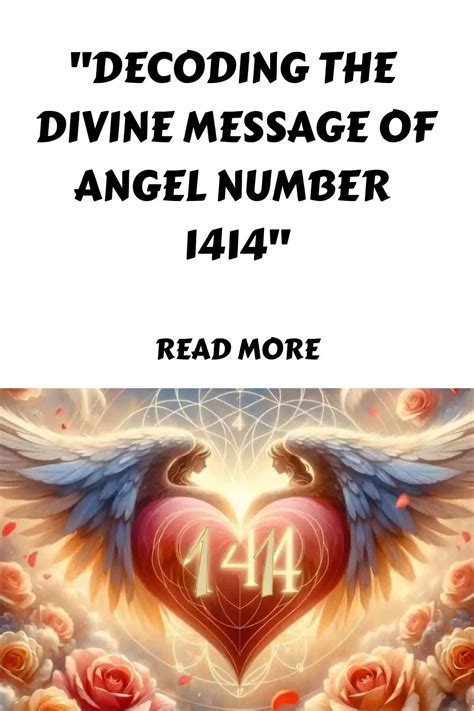 Angel Number 1414 Spiritual Meaning And Symbolism In 2024 Spiritual