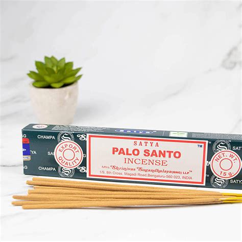 Incenso Natural Satya Palo Santo Medita Shop