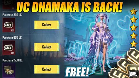 Bgmi Uc Dhamaka Event Is Back Bgmi Giving Free Full Max X Suit For