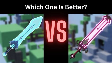 Ice Sword Vs Void Sword Which One Is Better Roblox Bedwars Analysis