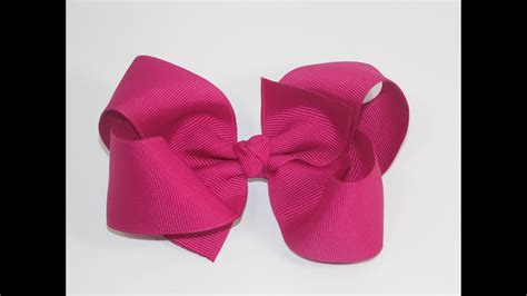 How To Make A Big Girl Boutique Hair Bow Youtube