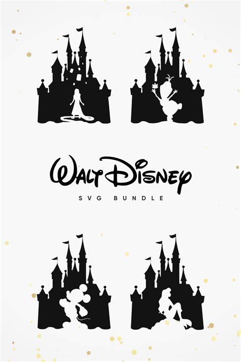 Disney Castle Svg Disney Castle Svg Bundle Disney Svg Etsy Disney ...