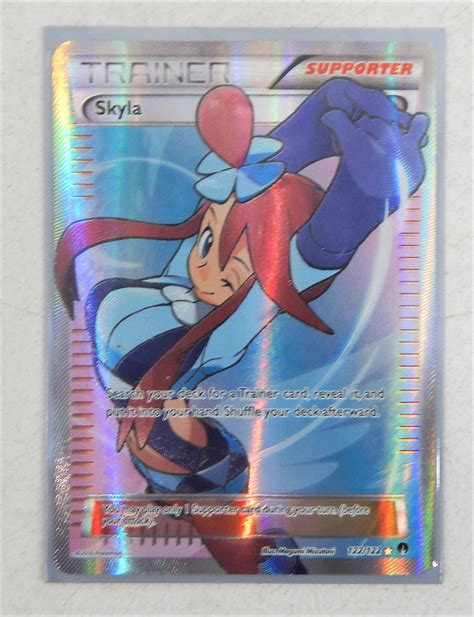 Buy The Pokemon Skyla Full Art Holofoil GoodwillFinds