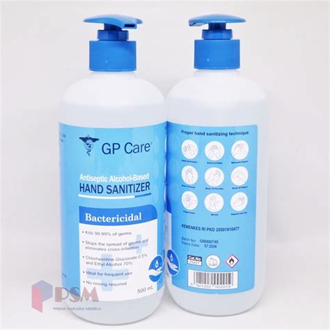 Jual GP Care Hand Sanitizer Alcohol Based 500ml Antiseptik Cair Bukan