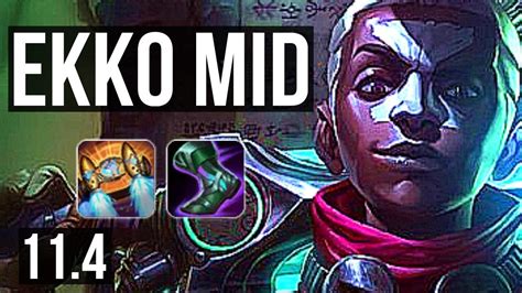 Ekko Vs Seraphine Mid M Mastery Games Dominating