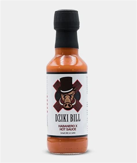 Habanero X Habanero Very Hot Sauce Dziki BIll