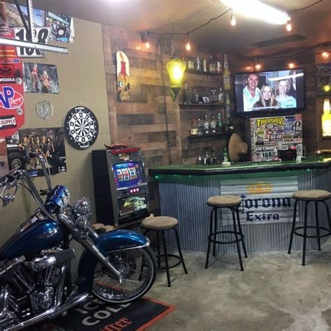 Top 50 Best Garage Bar Ideas - Cool Cantina Workshop Designs