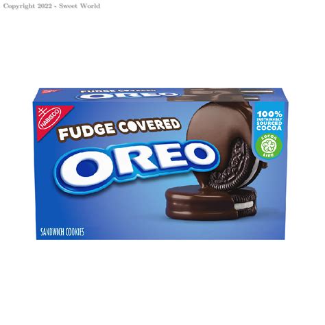 044000058449 Oreo Fudge Covered Chocolate Sandwich Cookies 79 Oz