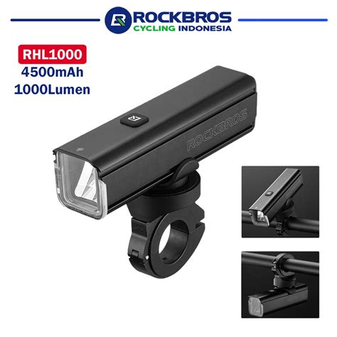 Jual Rockbros Rhl Lampu Depan Sepeda Bicycle Front Light Led