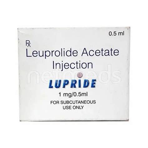 Lupride Inj Sun Pharmaceuticals Leuprolide Injection Dosage Form