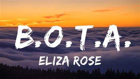 Eliza Rose B O T A Baddest Of Them All Lyrics Top Lyrics YouTube