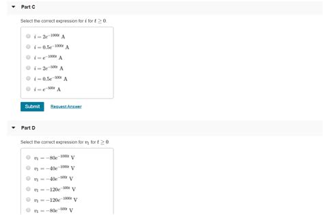 Solved Constants PartA In The Circuit Showri In Figure 1 Chegg