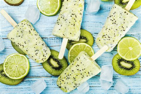 Kiwi Fruit Ice Cream And Sorbet Recipes