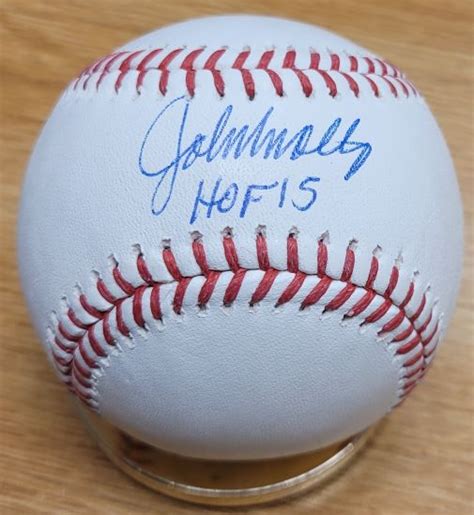 Autographed John Smoltz Hof Official Major League Baseball Jsa