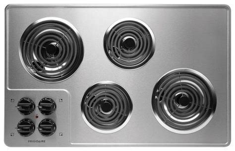 Frigidaire 32 Built In Electric Cooktop Stainless Steel Silver