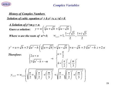 Mathematics And History Of Complex Variables