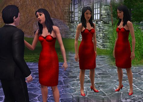 Mod The Sims Bella Goth Top And Skirt