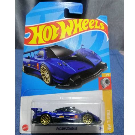 Hot Wheels Pagani Zonda R Blue HW Turbo 72 SUPER CUSTOM Model Shopee Malaysia