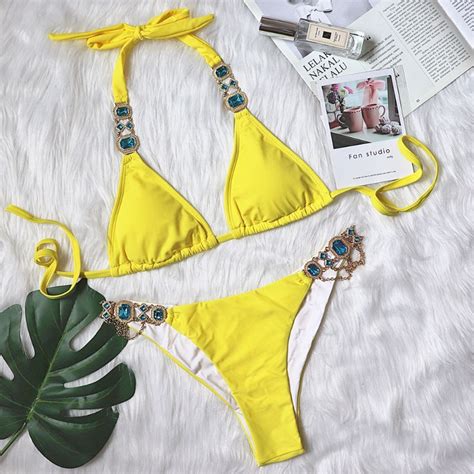 Bikini Mảnh Đính Đá Siêu Sang Chảnh Cao Cấp Shopee Việt Nam