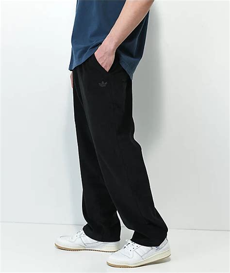 Adidas Team Track Slack Black Corduroy Pants