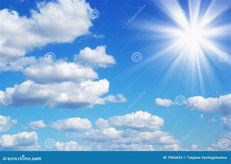 Sun And Sky As Background Stock Images - Image: 7965624