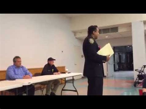 NYPD 114 Precinct Commander Talks To Roosevelt Island Community About