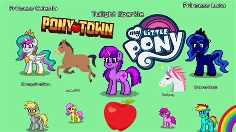 My Little Pony Friendship Is Magic Pony Town Looks Squishymain 🐴🦄