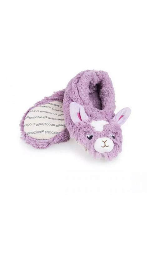 Snoozies Furry Footpals Llama Slippers Womens Size Small 56 Nwt Ebay