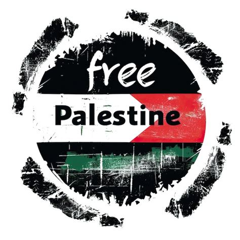 Premium Vector Free Palestine Poster Flag With Typography