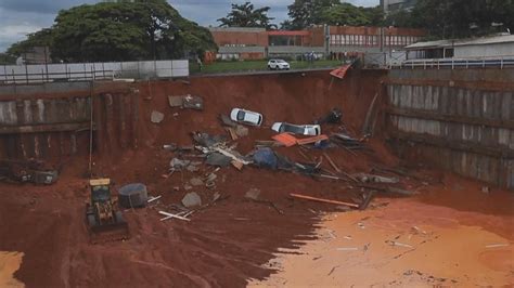 Giant Sinkhole Swallows Vehicles In Brazil