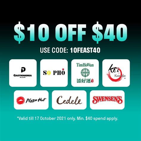 Deliveroo Singapore 10.10 Feast Promo Code - $10 Off with Min Spend