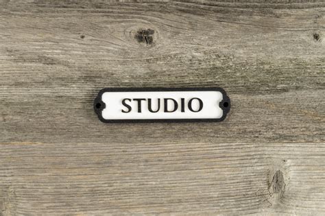 Wooden Studio Door Sign. Vintage British Railway Style. - Etsy