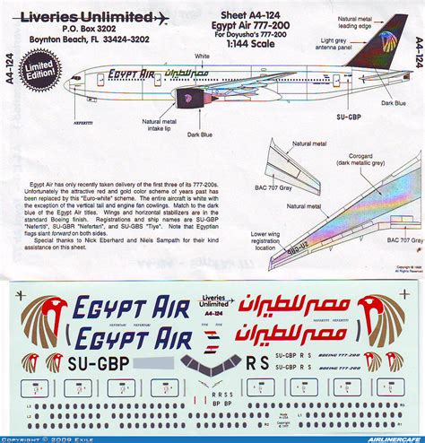 Liveries Unlimited Boeing 777-200 #4785 – Airlinercafe