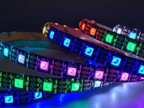 Адресные светодиоды: светодиодная RGB лента, программируемая под Arduino
