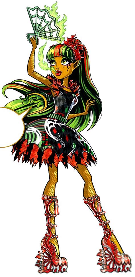 Discover The Fierce Fashion Of Jinafire Long From Monster High