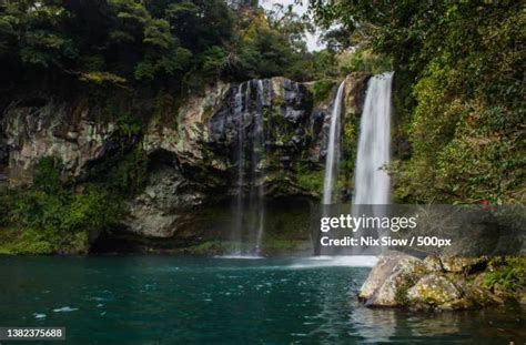 Cheonjiyeon Waterfall Photos and Premium High Res Pictures - Getty Images