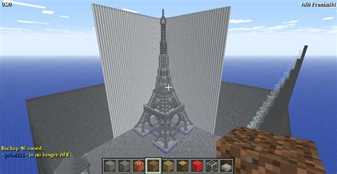 Eiffel tower Minecraft Map