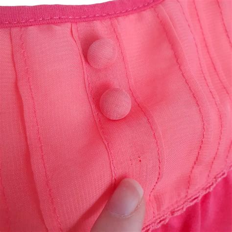 Y K Pink Cami Hot Pink Cami Top Neck Ties Depop