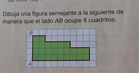 Dibuja Una Figura Semejante A La Siguiente De Manera Que El Lado Ab