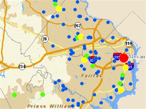 Northern Virginia Power Outage Map | Virginia Map