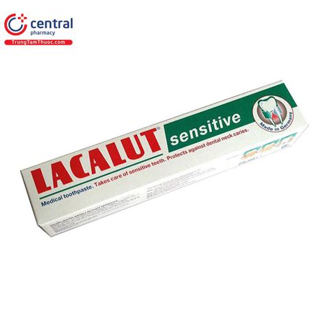 [CHÍNH HÃNG] Kem đánh răng Lacalut Sensitive làm sạch răng miệng