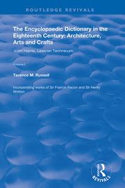 The Encyclopaedic Dictionary in the Eighteenth Century: Architecture, 