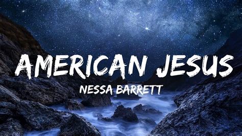 Nessa Barrett American Jesus Lyrics Mins Trendy Music Youtube