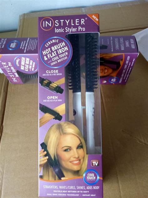 Instyler Inioc Styler Pro Ceramic Hot Brush And Flat Iron Qw Instyler China