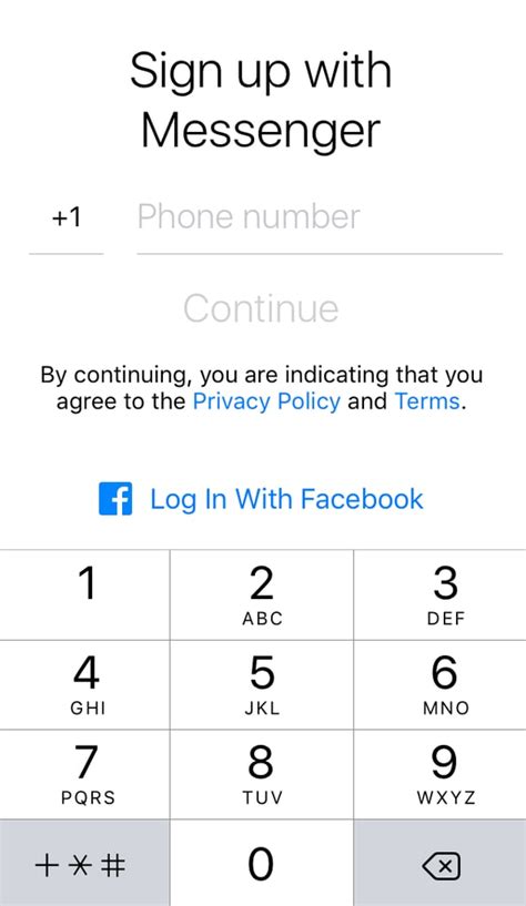 Sign up with Messenger without a Facebook account. | Facebook Messenger Tips | POPSUGAR Tech ...